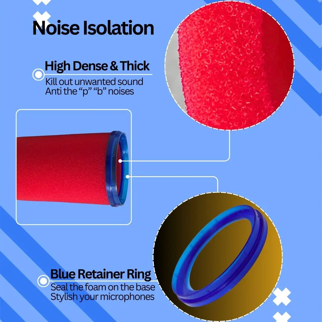 Kırmızı Ses Geçirmez Köpük Mik - Shure Mic Mv7 incelemesi ve fiyatı