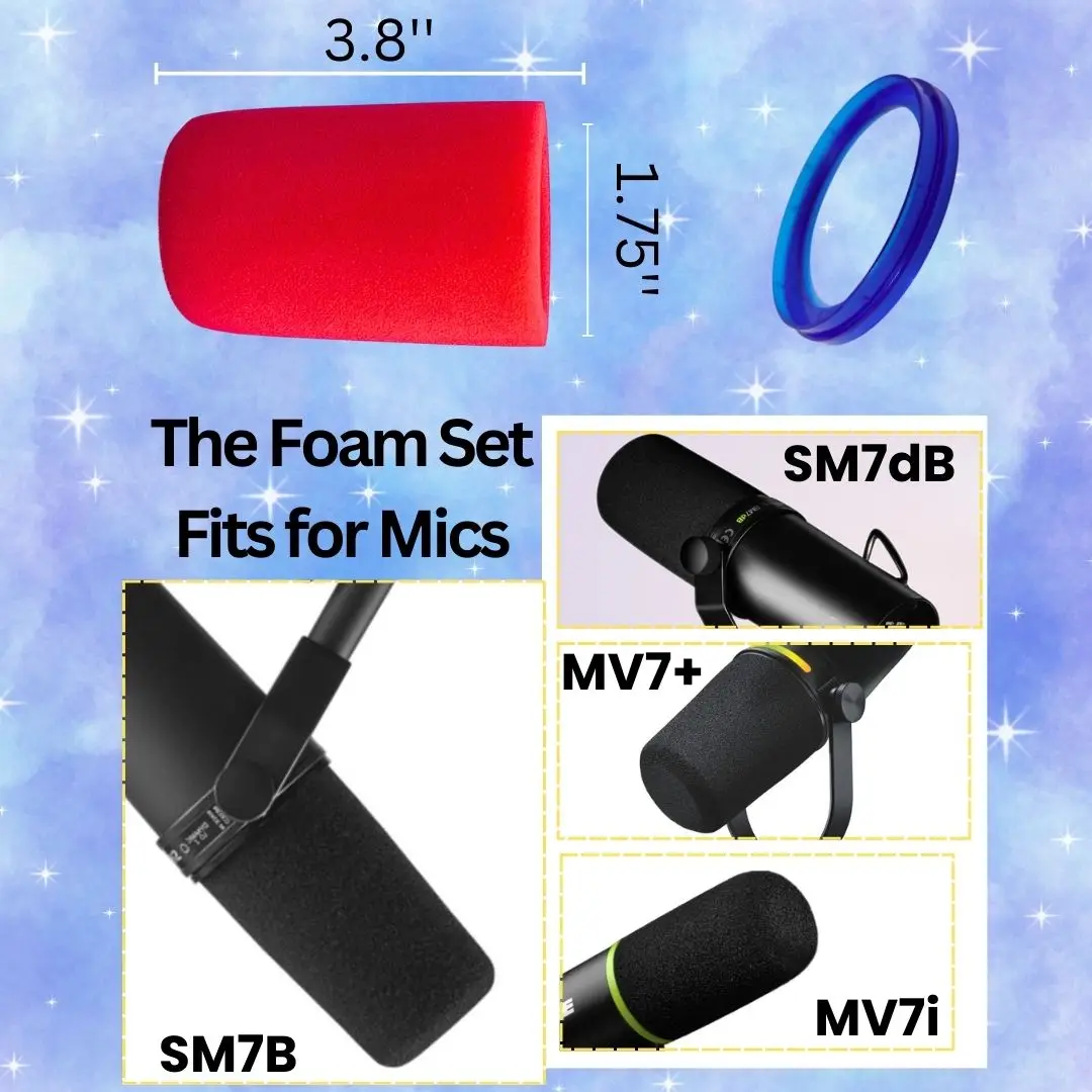 Kırmızı Ses Geçirmez Köpük Mik - Shure Mic Mv7 incelemesi ve fiyatı