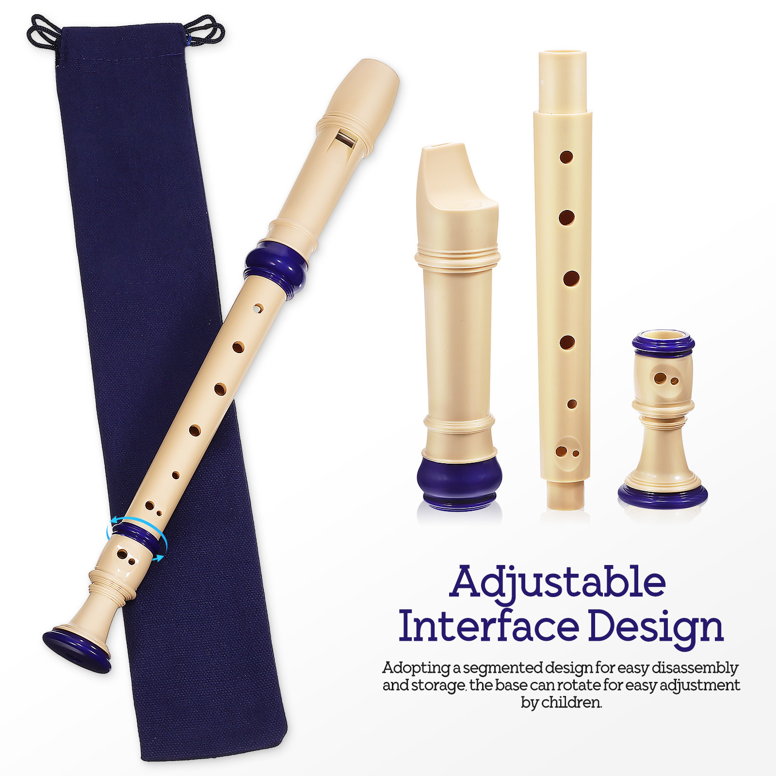 2 Adet Soprano Flüt, 8 Delikli - Soprano Recorder Plastic incelemesi ve fiyatı